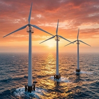 Générateur éolien horizontal de type dynamo 10KW 220V du fabricant chinois 2026