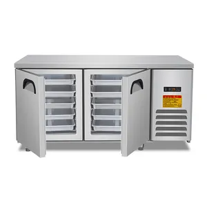 Commercial refrigerator Refrigerator for kitchen cooling workbench Refrigerator salad/pizza