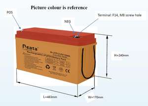 Neata Lifepo4 литиевая батарея 12 В 150AH с заводской гарантией на <span class=keywords><strong>3</strong></span> года - Product Image 2