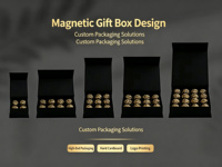 EBB Hochwertige Umweltfreundliche Wiederverwendbare Recycelbare Schokoladen-Magnetgeschenkbox in Individueller Größe mit Inneneinsatz-Verpackung