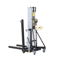 Promotion : Élévateur manuel mobile en aluminium, hauteur de levage 3m/3.3m/4.5m/5.5m/6m/7.5m