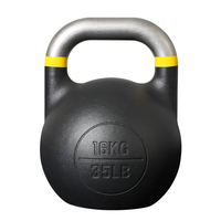 Ensemble de kettlebells pour la compétition en musculation, pour des entraînements du corps entier, équipement de fitness commercial, programmes d'entraînement