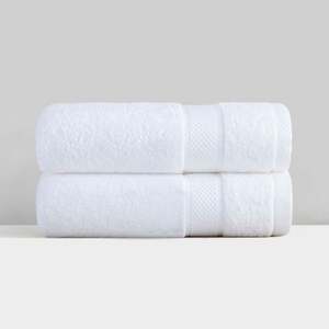 Serviettes de bain de luxe 100% coton avec logo personnalisé, serviettes de bain de luxe pour hôtel 5 étoiles, serviettes de bain en coton pur pour hôtel et spa, serviettes de visage - Product Image 5