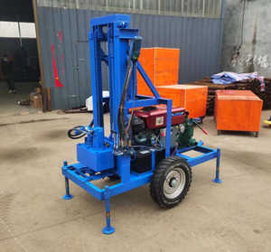 Foreuse de puits d'eau rotative montée sur camion à roues hydraulique Lich 100m de profondeur - Product Image 5