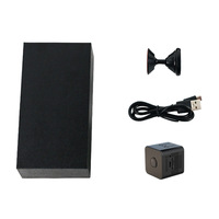 Caméra de sécurité WiFi miniature carrée HD 1MP, détection de mouvement intelligente, caméra intérieure pour la maison, prise en charge du stockage sur carte TF