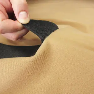 Resistência à abrasão 100gsm tricot loop malha tecido velcr0 gancho e laço tecido colado