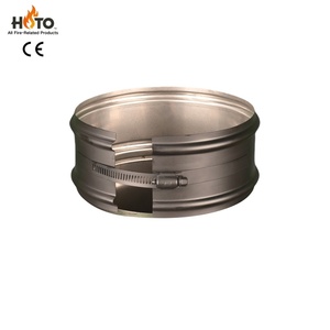 <span class=keywords><strong>Chimenea</strong></span> de escape negra de acero inoxidable de alta calidad, de pared simple y aislada, de fácil montaje, para <span class=keywords><strong>chimenea</strong></span> doméstica interior moderna - Product Image 4
