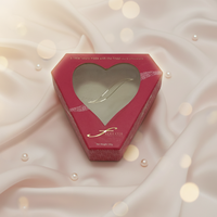 Boîte cadeau en forme de cœur rouge avec fenêtre, emballage robuste pour chocolat, élégante, personnalisable, légère et portable