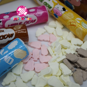 OEM ODM personalizado afrutado tableta <span class=keywords><strong>caramelos</strong></span> Halal dulces pequeña vaca leche seca caramelo forma de paleta leche yogur prensa tableta caramelo - Product Image 3