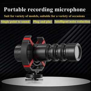 Microphone à condensateur cardioïde filaire léger et antibruit pour studio, vidéo, film, caméra, <span class=keywords><strong>photo</strong></span>, diffusion en direct - Product Image 2