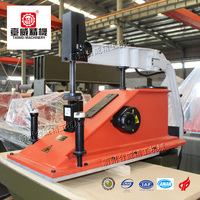 Mesin Pemotong Sarung Tangan Kulit Semi-Otomatis Hidrolik Cerdas dengan Motor, Tipe Swing Arm Clicker Press 220V Taiwei