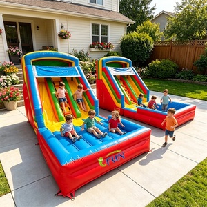Château Gonflable Thème Seaworld avec Toboggan pour Fêtes d'Enfants et <span class=keywords><strong>Location</strong></span> - Product Image 3