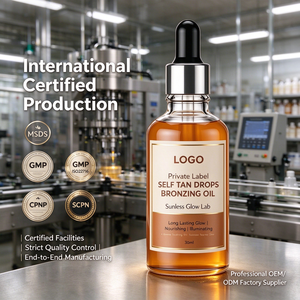 Gotas Autobronceadoras Personalizadas OEM 30ml, Aceite Bronceador sin Sol, Larga Duración, Iluminador, Cuidado Corporal, Suero Nutritivo de Fábrica - Product Image 4