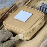 EDC Petite pochette tactique Molle, pochette micro utilitaire, pochette amovible transparente pour carte d'identité Mini couteau boussole lampe de poche sac de rangement pour carte