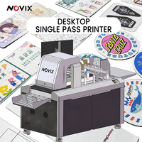 Imprimante numérique de bureau Novix One Pass pour sacs en papier, impression jet d'encre CMYK, carton ondulé