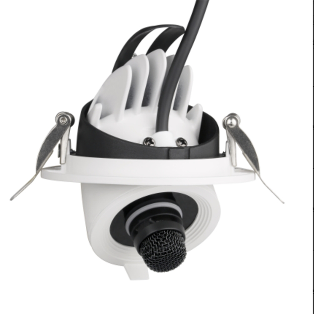 Ceiling-Embedded Wired Condenser and Dynamic Microphone Portable with Noise Cancelling Function for Phones and Desktop Use