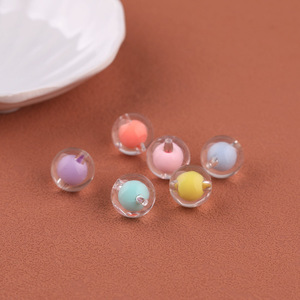 Mixed Color Transparent Acrylic Beads Round Loose Beads For <b>Bracelet</b> Making DIY Jewelry Accessories - Product Image 3