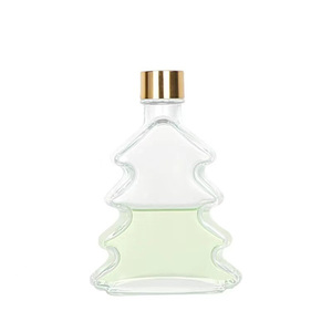 Diffuseur de parfum d'intérieur sans flamme en verre vide de 220 ml, parfum sapin de Noël, décoration d'intérieur - Product Image 4