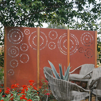 Panneaux décoratifs extérieurs en aluminium découpés au laser, style australien, pour clôtures de jardin, terrasses, pergolas et écrans d'intimité