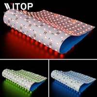 Panneau flexible à LED ultra-mince et flexible Feuille lumineuse à LED pour comptoir de pierre Rétroéclairage Boîte lumineuse RVB ultra-mince