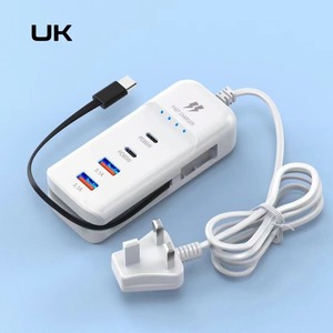 Nouvel adaptateur de charge PD multi-ports, câble d'extension USB universel double PD5.1A pour ordinateur <span class=keywords><strong>portable</strong></span>, montre avec <span class=keywords><strong>chargeur</strong></span> de prise de type C - Product Image 5