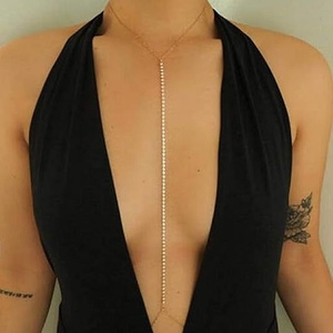Chapado en oro de moda Boho cubano Figaro perla corazón vientre cintura cadena para mujeres <span class=keywords><strong>Sexy</strong></span> Bikini cuerpo joyería para ocasiones de aniversario - Product Image 5