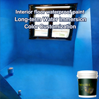 Revêtement liquide acrylique imperméable pour intérieur, antidérapant, résistant à l'usure, plat, pour peinture de sol, pour garage et atelier intérieurs