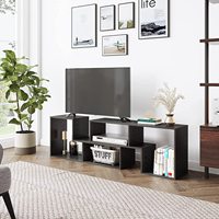 Console TV support pour TV 55 60 65 pouces, support multimédia de Center de divertissement moderne, étagère de rangement de Table TV bibliothèque pour salon,