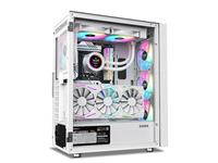 SAMA verre trempé porte ouverte jeu ATX ordinateur boîtier PC boîtier d'ordinateur tour moyenne noir atx boîtier pc jeu