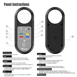 Tester di Frequenza Xhorse XDRT20 V2 2023 con Rilevamento di Segnali a Infrarossi per 315Mhz 433 868 <span class=keywords><strong>902</strong></span> - Product Image 3