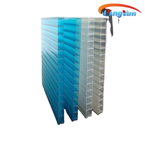 Matériaux de construction Feuille creuse en polycarbonate Offre Spéciale de haute qualité Feuille creuse en PC ignifuge résistant aux UV pour serre - Product Image 2