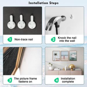 Juego de 3 letreros de pared de madera marco océano ola palmera playa ilustraciones tabla de surf arte impresiones madera playa enmarcado lienzo <span class=keywords><strong>para</strong></span> decoración <span class=keywords><strong>del</strong></span> hogar - Product Image 6