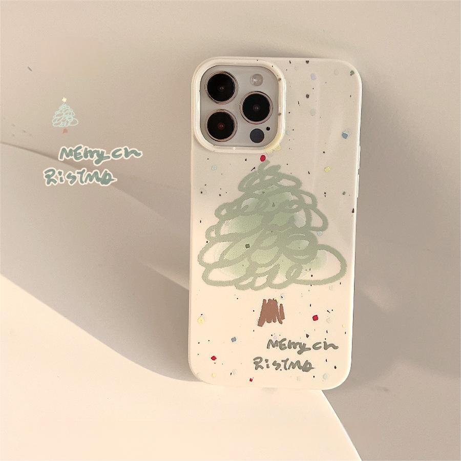 White star light Christmas tree