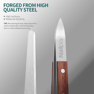 ネイルポッププロフェッショナル多機能新しいマニキュアツールCカーブネイルエクステンションクリップステンレススチールシェーピングピンセット偽の釘 - Product Image 6