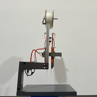 Machine automatique pneumatique de fabrication d'agrafes métalliques élastiques pour l'étiquetage des jouets et des emballages