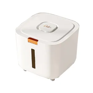 Contenedor dispensador de arroz de 10L/20L de alta calidad, contenedores dispensadores de granos de almacenamiento para organización de cocina para dispensador de cereales Sto