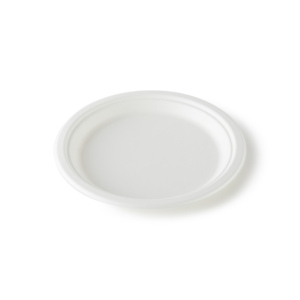 Assiette ovale en bagasse de canne à sucre de 10 pouces (3 compartiments) et 12 pouces, écologique et biodégradable - Product Image 3