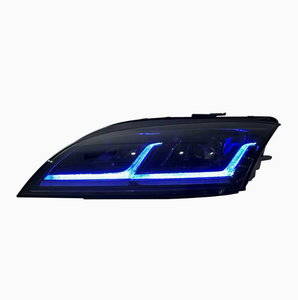 Faro a LED Modificato 55W 6000K per <span class=keywords><strong>Audi</strong></span> <span class=keywords><strong>TT</strong></span> 2008-2014, Aggiornamento da Vecchio a Nuovo con DRL e Indicatore di Direzione Dinamico, Impermeabile IP67 - Product Image 2