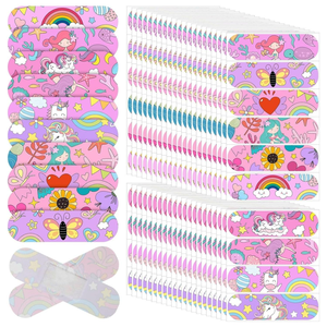 Apósito adhesivo transpirable personalizado con etiqueta privada, vendaje para heridas con diseño lindo, material PE, característica de seguridad, logotipo personalizado - Product Image 1