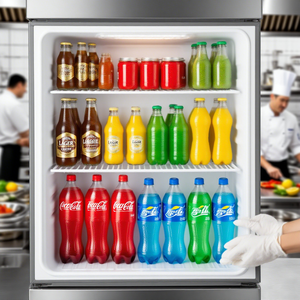 Dip-Coated treo tủ đông lưới kệ kim loại tủ lạnh hiển thị Giá tủ lạnh nặng khay dây - Product Image 2