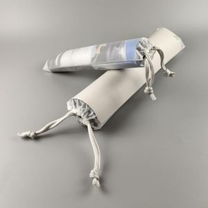 ถุงหดแบบมีเชือกผูก ผลิตจากโพลีเอทิลีน CPE แบบขุ่น พิมพ์โลโก้ตามสั่ง รีไซเคิลได้ เหมาะสำหรับงานฝีมือและแผ่นรองเล่น - Product Image 1