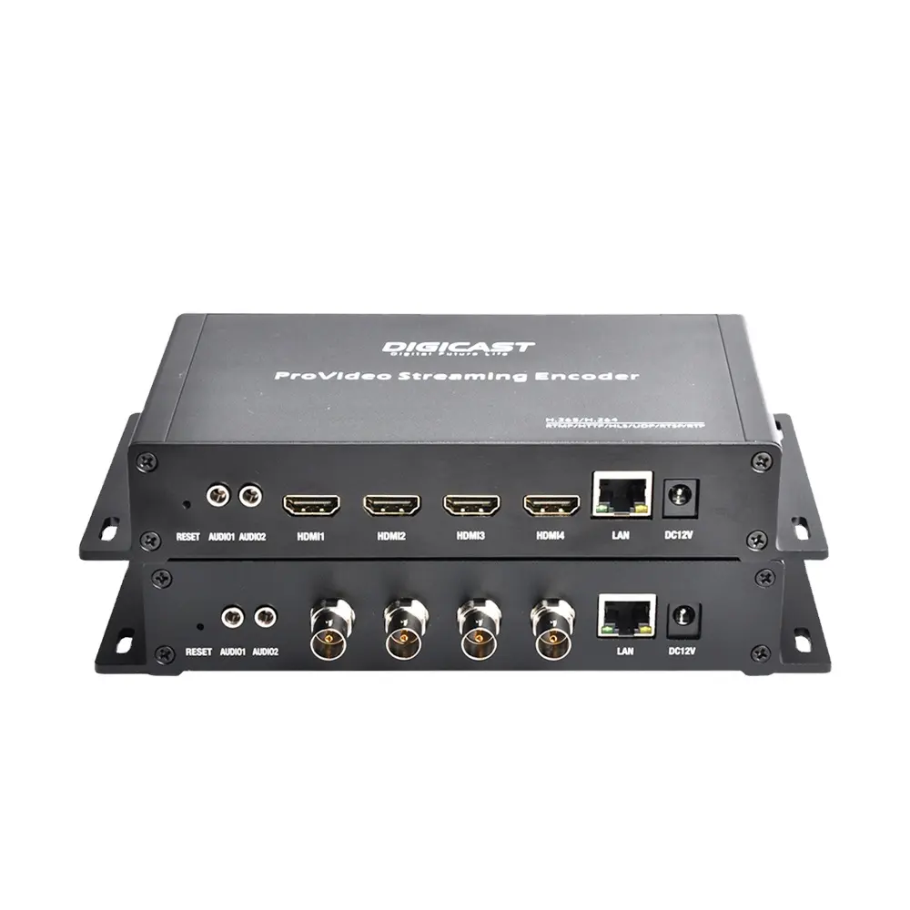 DIGICAST DMB-8904A-EC 4 * hd para IP H265 HEVC Estável H.264 Streaming de Vídeo IP Codificador