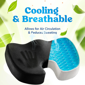 <strong>Best</strong> Selling Ergonomic Gel Cooling Memory Foam <strong>Seat</strong> <strong>Cushion</strong> with Breathable Removable Cover for <strong>Pressure</strong> <strong>Relief</strong> - Product Image 3