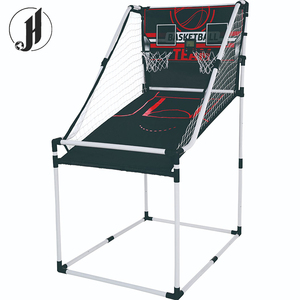 JH mesin tembak basket dua orang Remaja/anak, lipat ringan berkualitas tinggi dengan indikator skor - Product Image 4