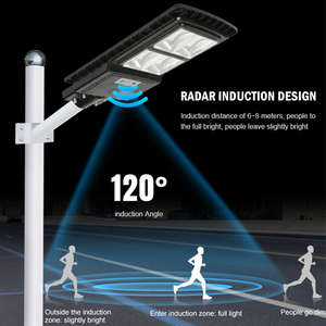 <span class=keywords><strong>Lampadaire</strong></span> Solaire Led, 200W, lampe d'extérieur avec pôle, éclairage extérieur - Product Image 3