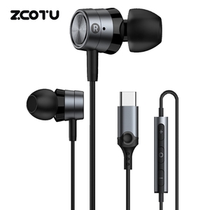 USB C 耳机适用于 iPhone 17 16 15 Pro Max Plus iPad Pro，USB C 耳机带麦克风音量控制有线耳塞式耳机 ME549 - Product Image 1