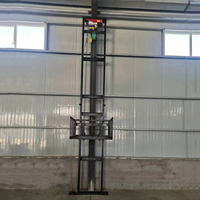 Mini-ascenseur hydraulique mural CE pour entrepôt, 110 V/220 V, pour le transport de marchandises et de personnes