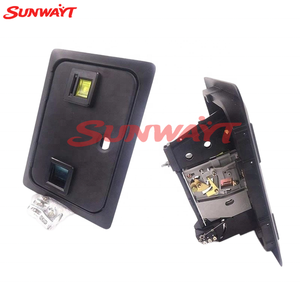 Validador de Monedas de 25 Centavos Estilo American Quarter Arch, Empujador de Monedas de Entrada Simple o Doble, Puerta Metálica para Monedas para Juegos Operados con Monedas - Product Image 3