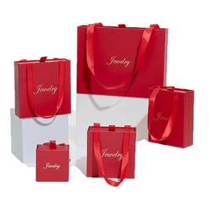 Custom Luxury Ribbon Handle Eurotote Boutique Jewelry Thank You Cloth Gift <b>Paper</b> <b>Packaging</b> Shopping Bags With Logos - Product Image 2