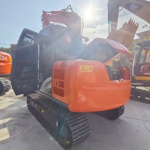 Miniexcavadora Usada de 7 Toneladas Marca Japonesa Hitachi Zaxis 70, Motor, PLC, Engranajes, Componentes Originales, Bomba, en Buen Estado - Product Image 5